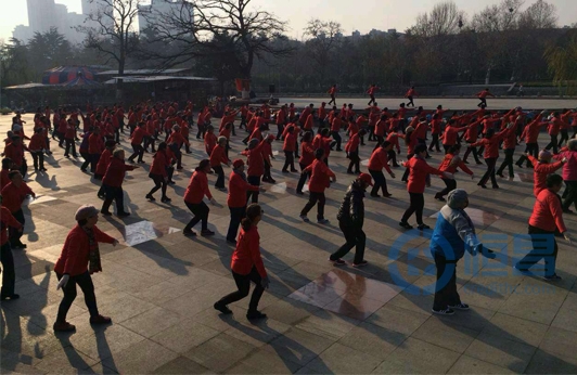 青島第三分公司舉辦特色廣場舞活動