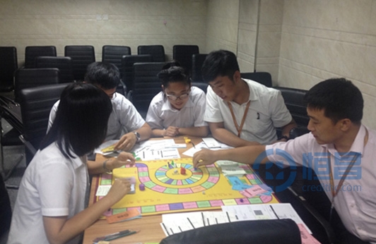 盤錦第一分公司開展財(cái)富沙盤培訓(xùn)活動(dòng)