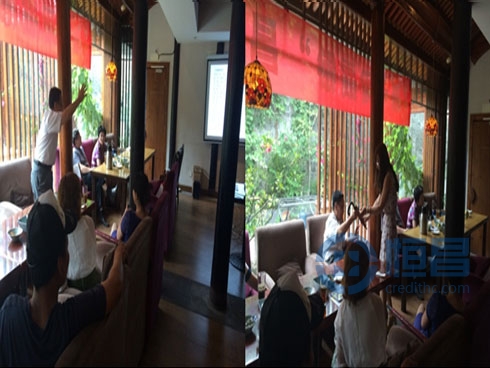 寧波分公司清源茶館養(yǎng)身理財講座