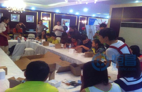 青島分公司DIY苔蘚微景觀親子互動活動