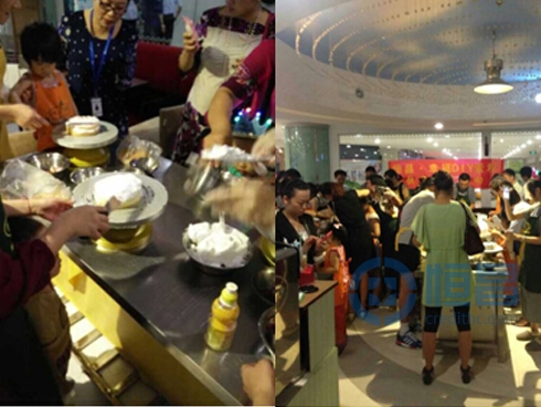 寧波第一分公司舉辦金秋送祝福親子DIY活動