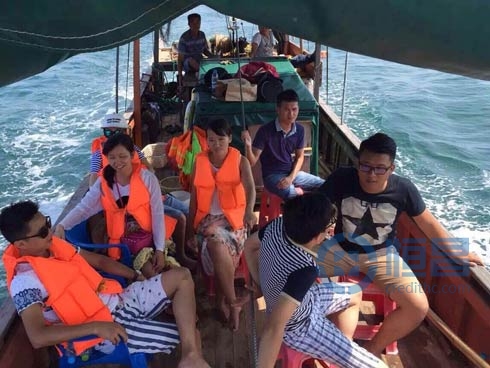 欽州分公司防城港白浪灘捕魚活動 欽州分公司防城港白浪灘捕魚活動