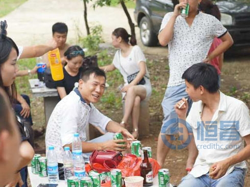 咸寧分公司戶外燒烤活動