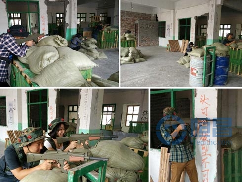 荊州分公司真人CS友誼對抗賽