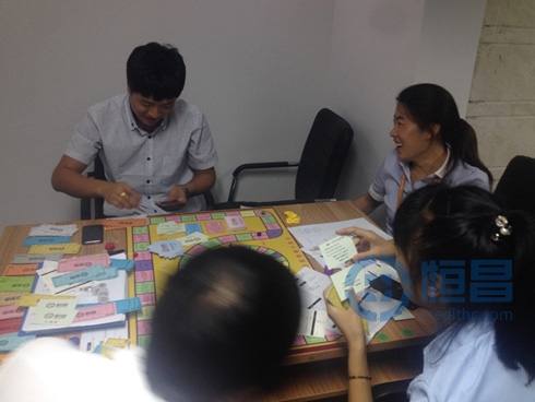 盤錦分公司開展財富沙盤培訓活動 盤錦分公司開展財富沙盤培訓活動