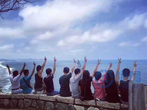 江門分公司陽江兩天一夜游團建活動